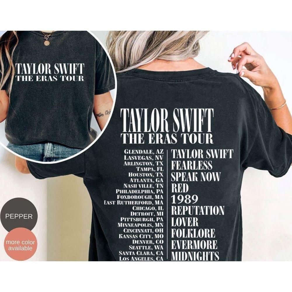 The Eras Tour Inspired Concert Outfit 2 Sided Fan Gift Unisex T-Shirt